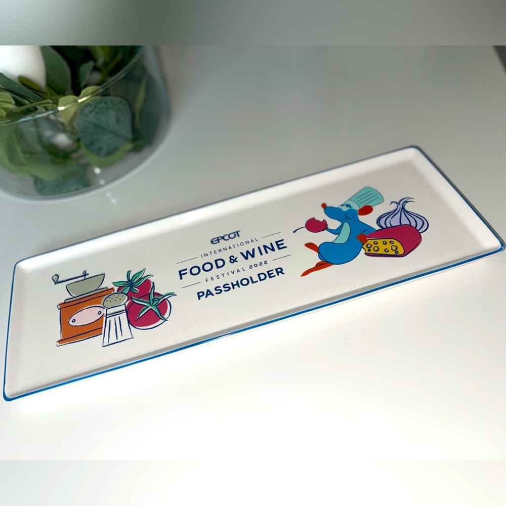 Disney Food and Wine Serving Plate